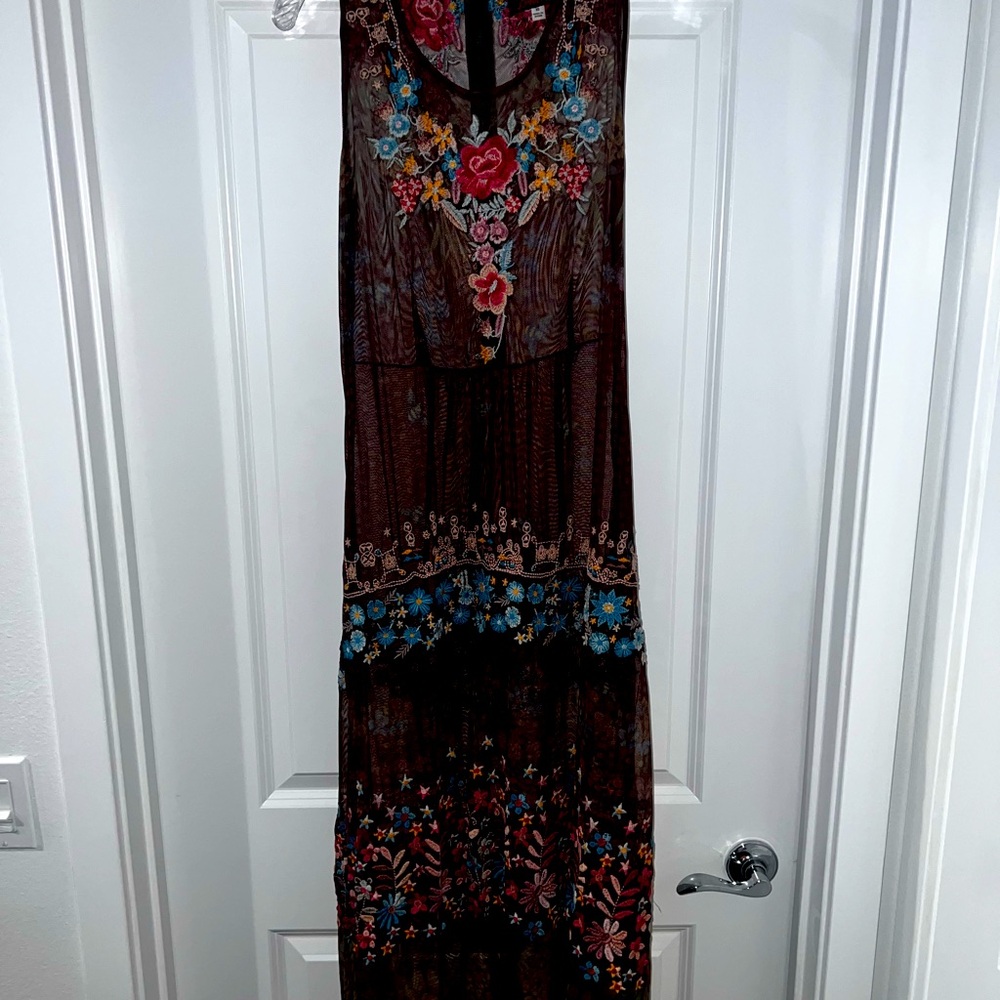 JohnnyWas Biya Sheer Maxi dress